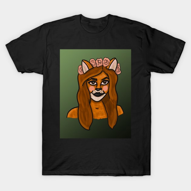 Fox T-Shirt by tesiamarieart